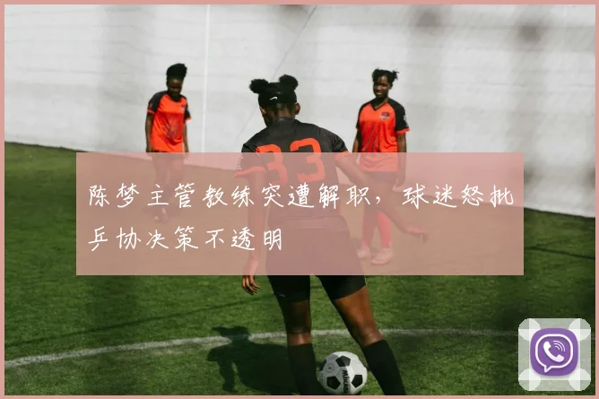 陈梦主管教练突遭解职，球迷怒批乒协决策不透明
